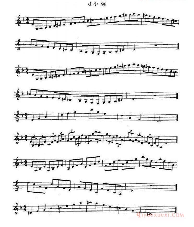 单簧管乐谱[单簧管考级教材·第三级]