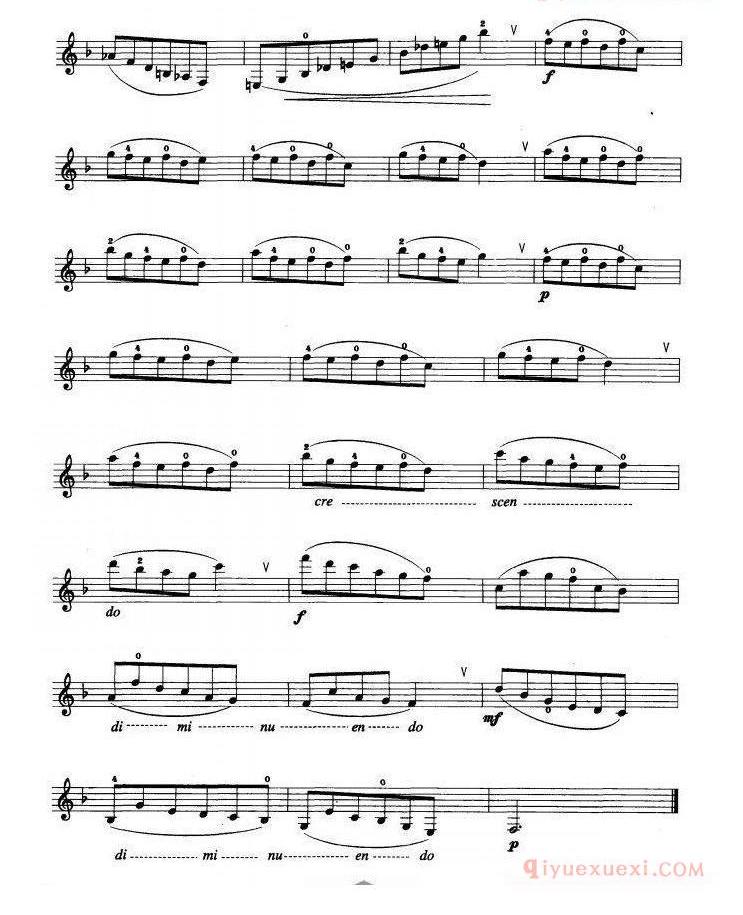 单簧管乐谱[单簧管考级教材·第三级]