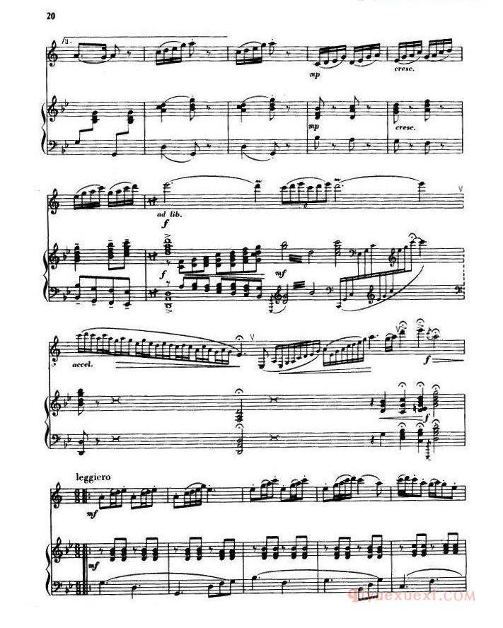单簧管乐谱[欢乐的那达慕]单簧管+钢琴伴奏