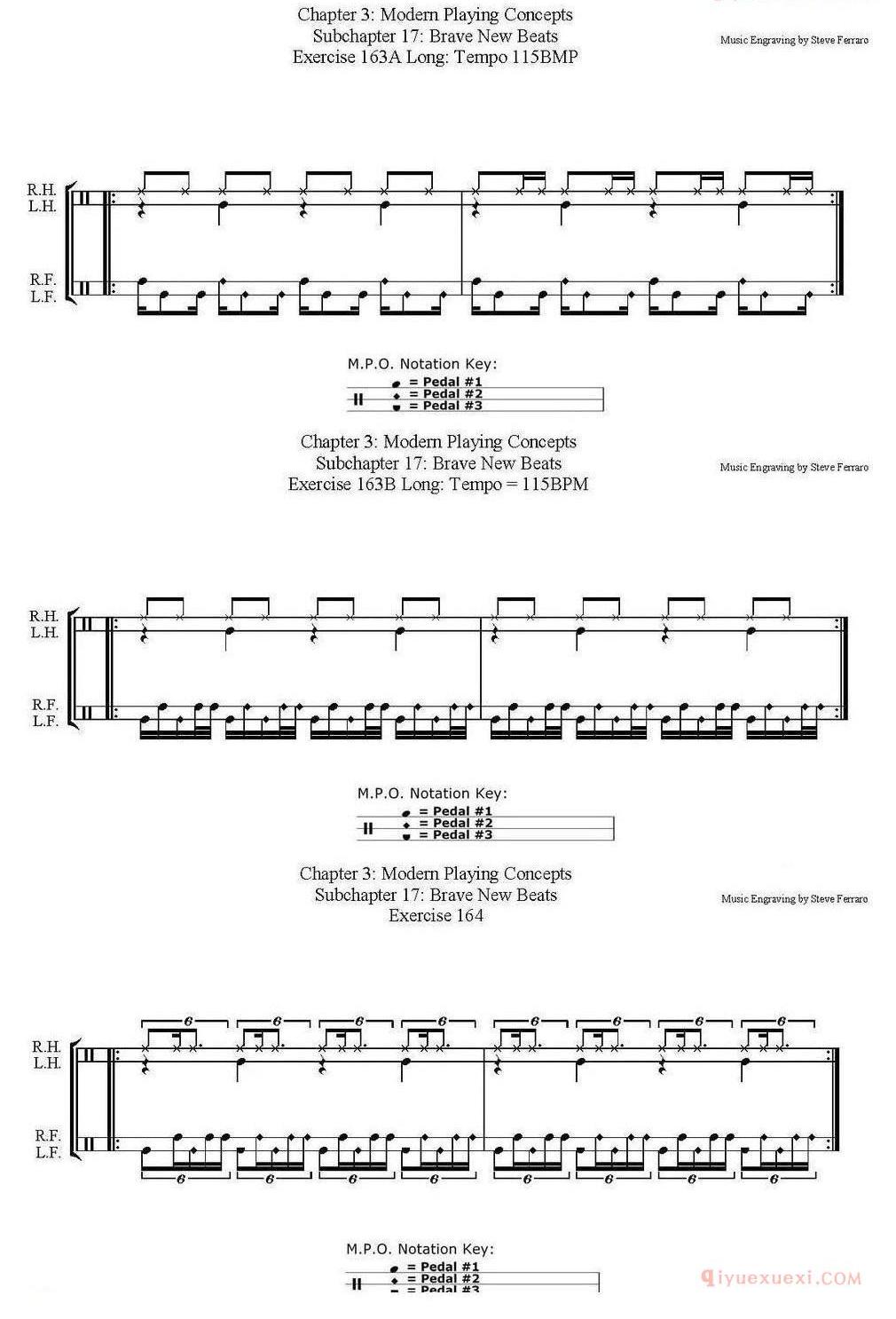 架子鼓练习谱_Thomas Lang_ Creative Coordination_架子鼓双踩教程