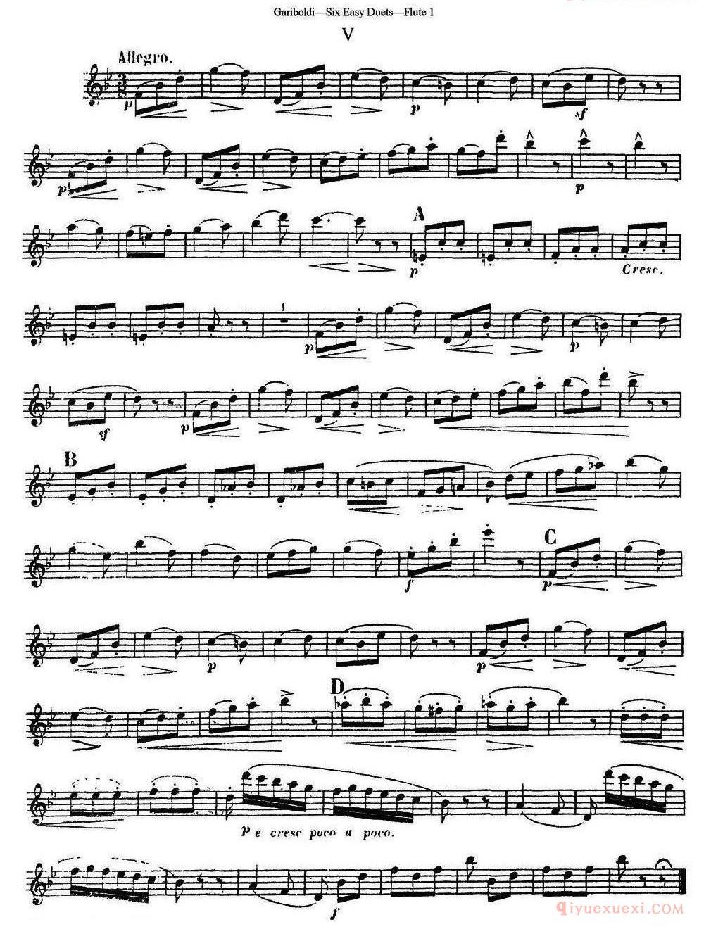 六首简易二重奏作品145号