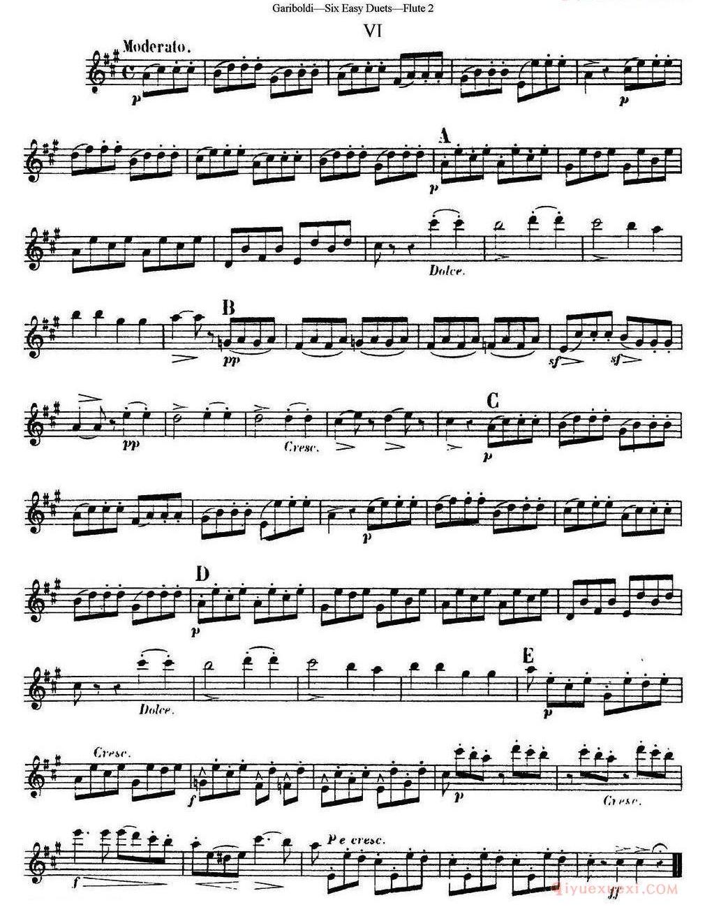 六首简易二重奏作品145号