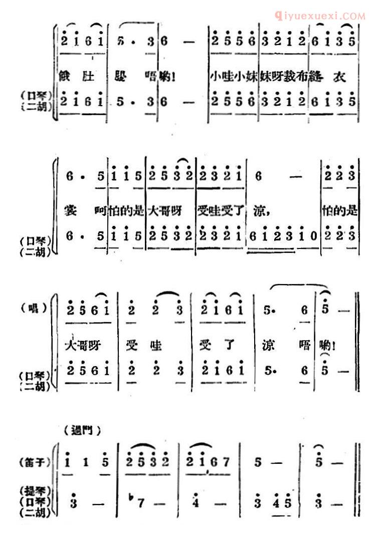 合唱谱[生产大合唱/二幕活报型歌剧]简谱
