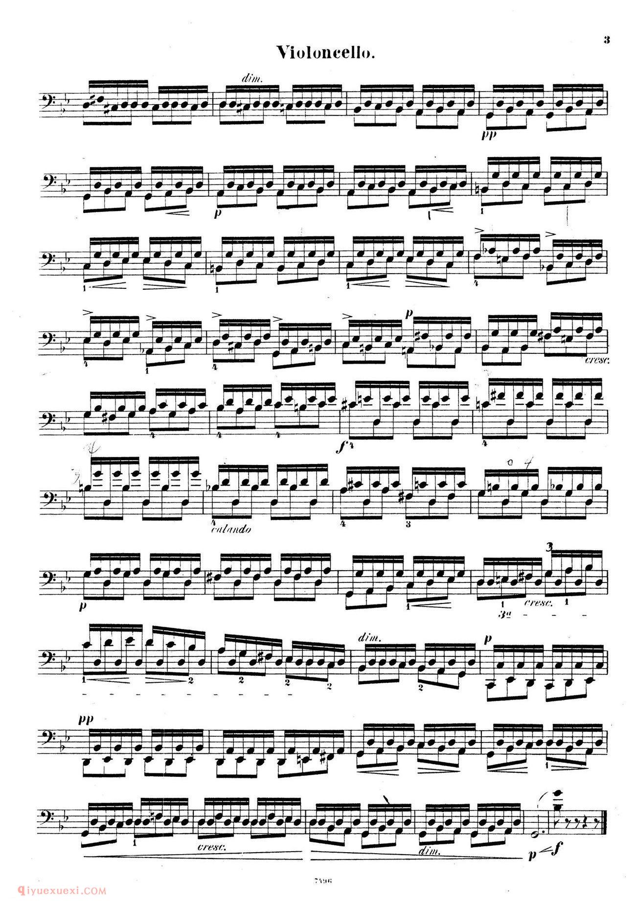 大提琴乐谱《十二首随想曲》阿尔弗雷多·皮亚蒂