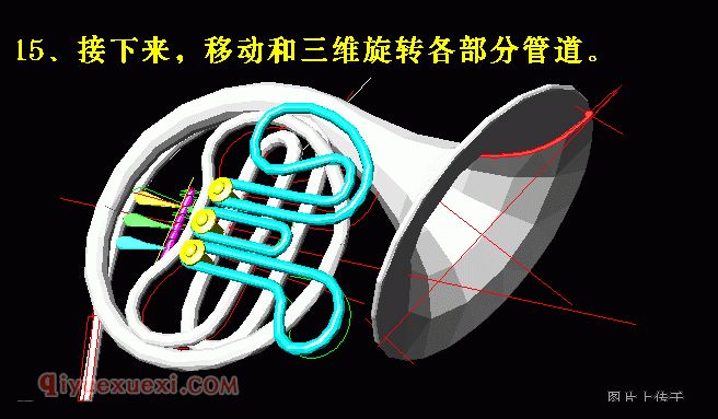 CAD圆号画法 用cad画乐器圆号