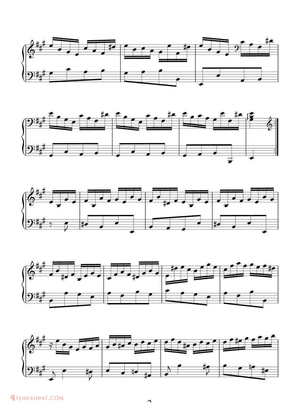 竖琴独奏谱《托卡塔/Paradisi Toccata from Sonata in A》帕拉迪西