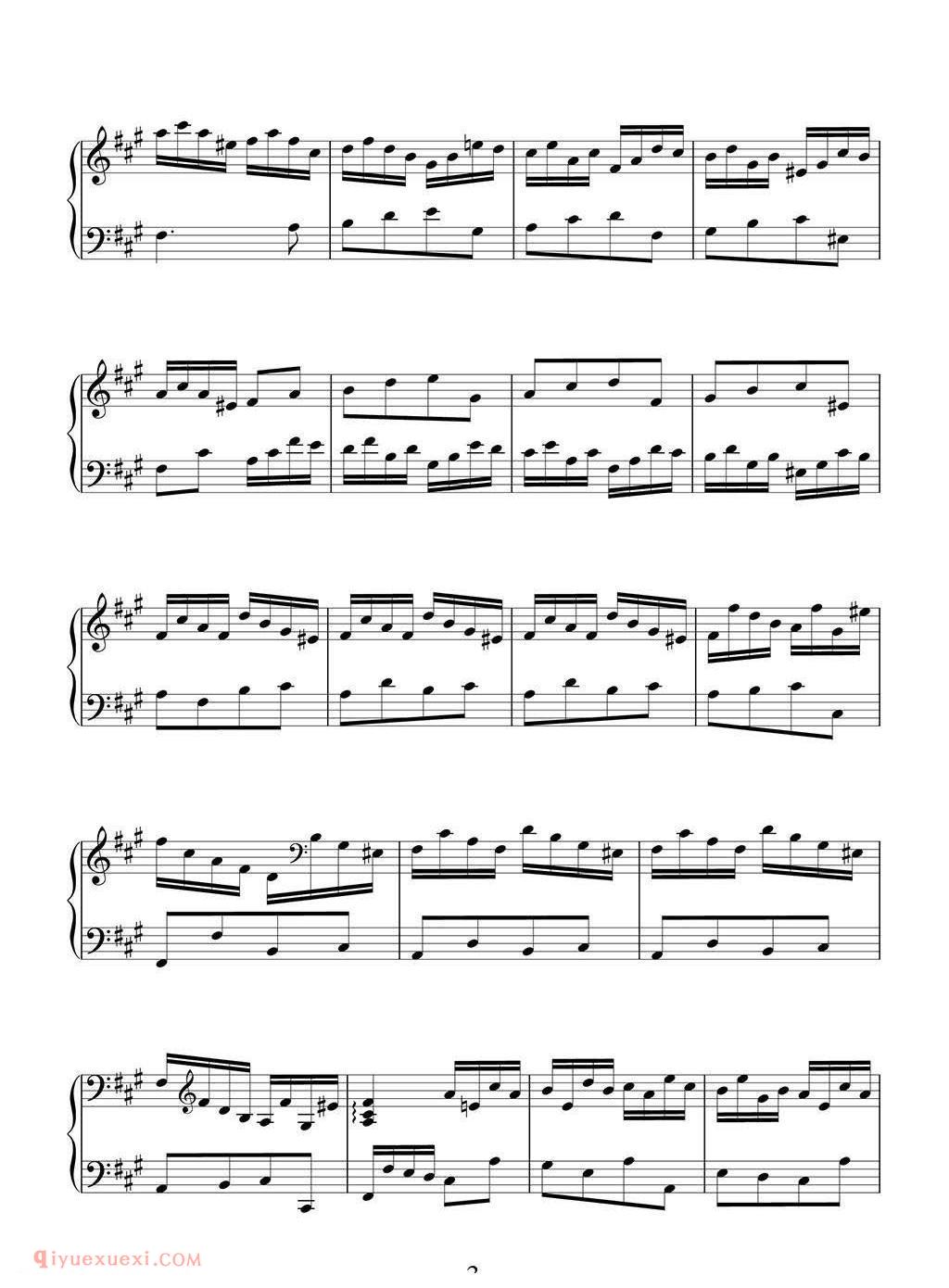 竖琴独奏谱《托卡塔/Paradisi Toccata from Sonata in A》帕拉迪西