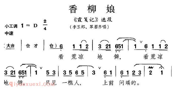 昆曲[香柳娘]霞笺记/选段、李玉郎、翠眉齐唱