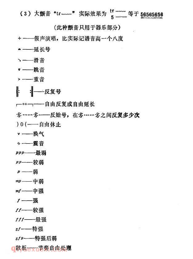 秦腔《常用打击乐谱》