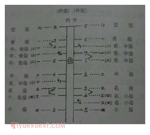 豫剧板胡音位与切把和指序介绍