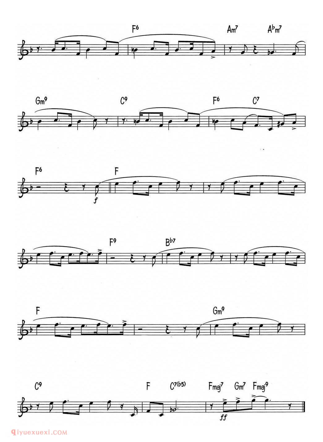 Seven Eleven_蓝调音乐 | 五线谱