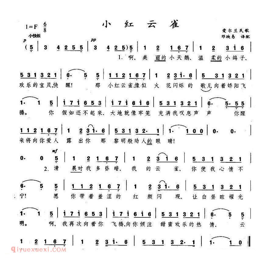 小红云雀 | 爱尔兰