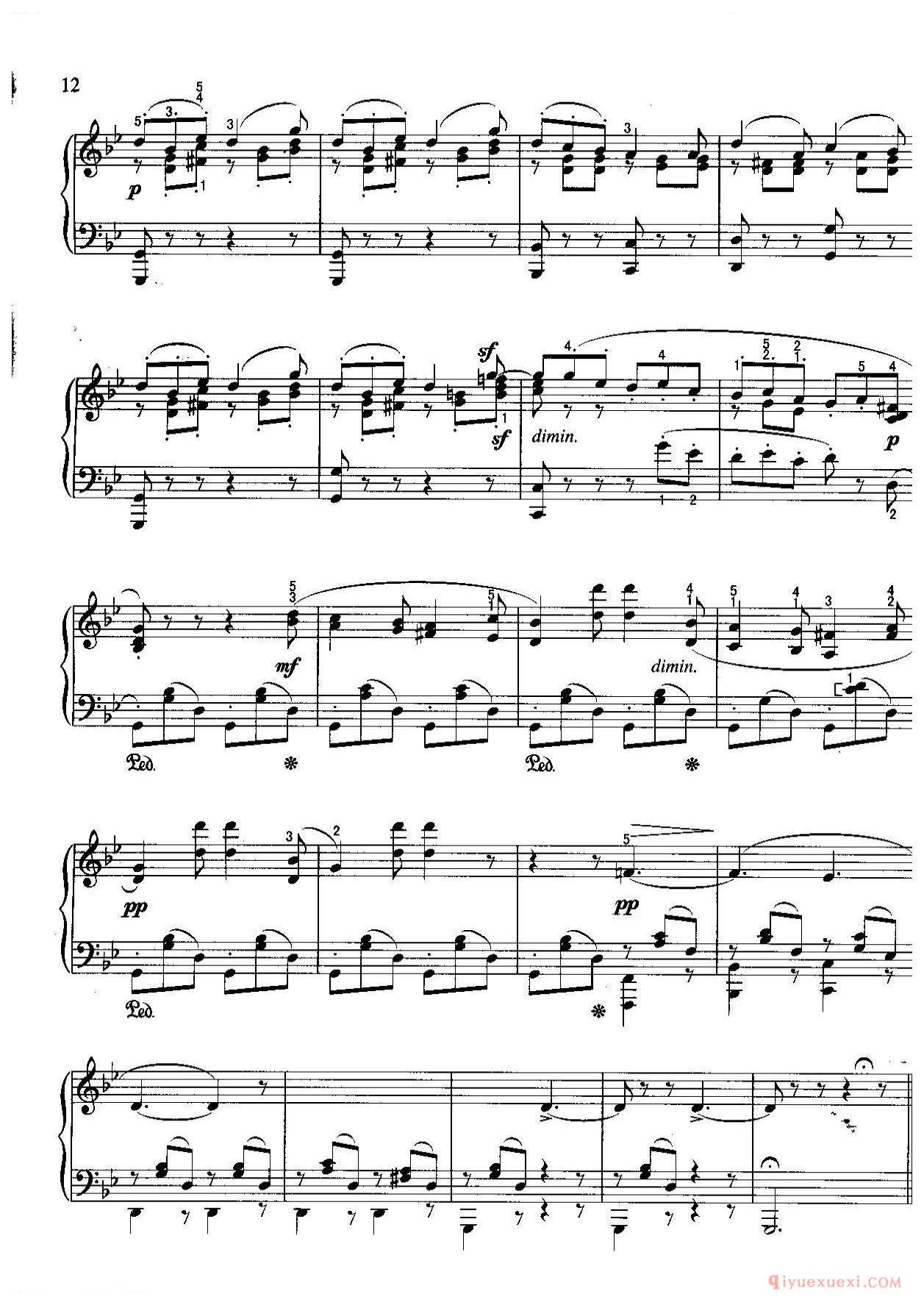 威尼斯船歌(Venetianisches Gondellied-Lieder ohne Worte)门德尔松