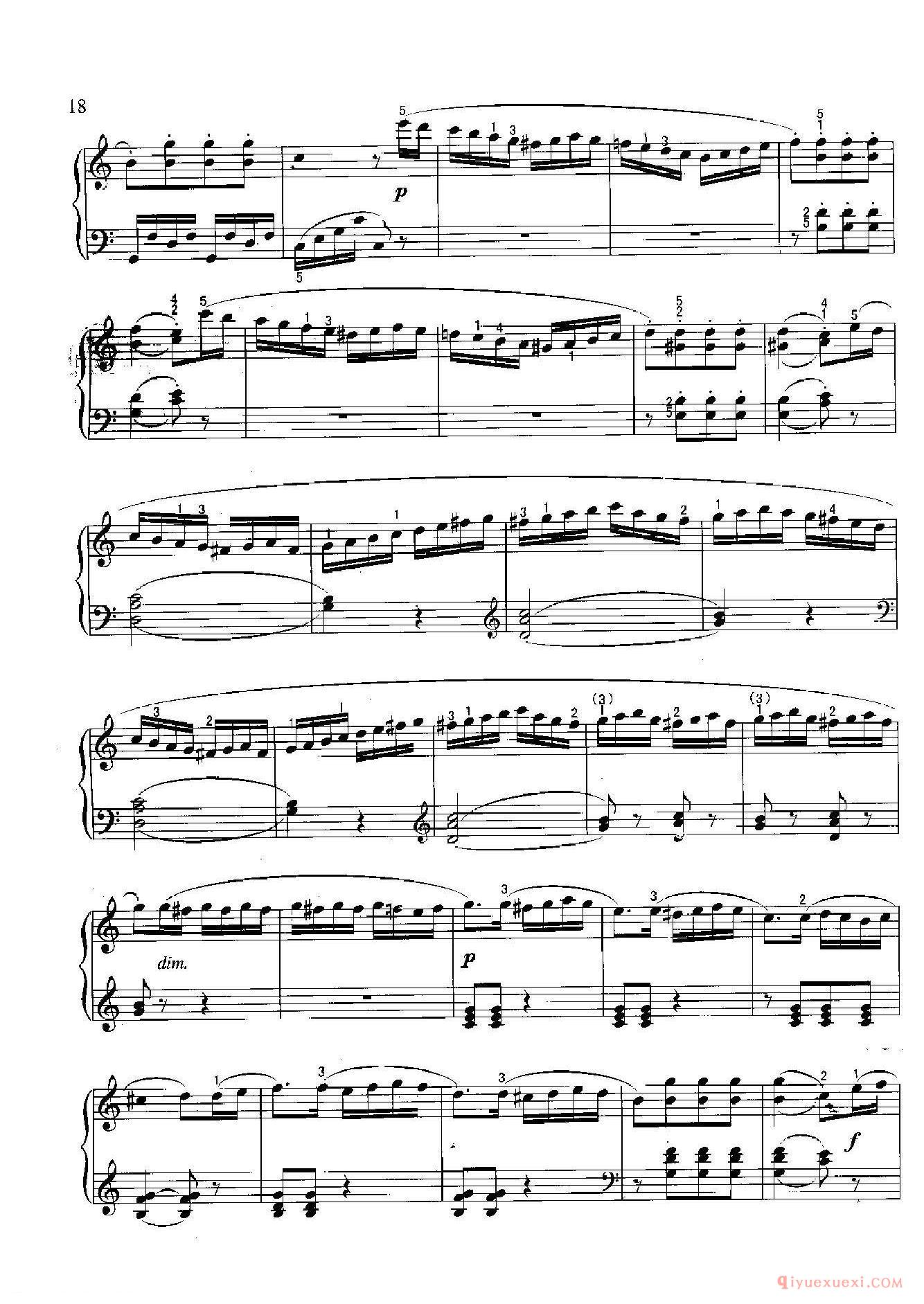 小奏鸣曲(Sonatine) 0p.20-l 库劳