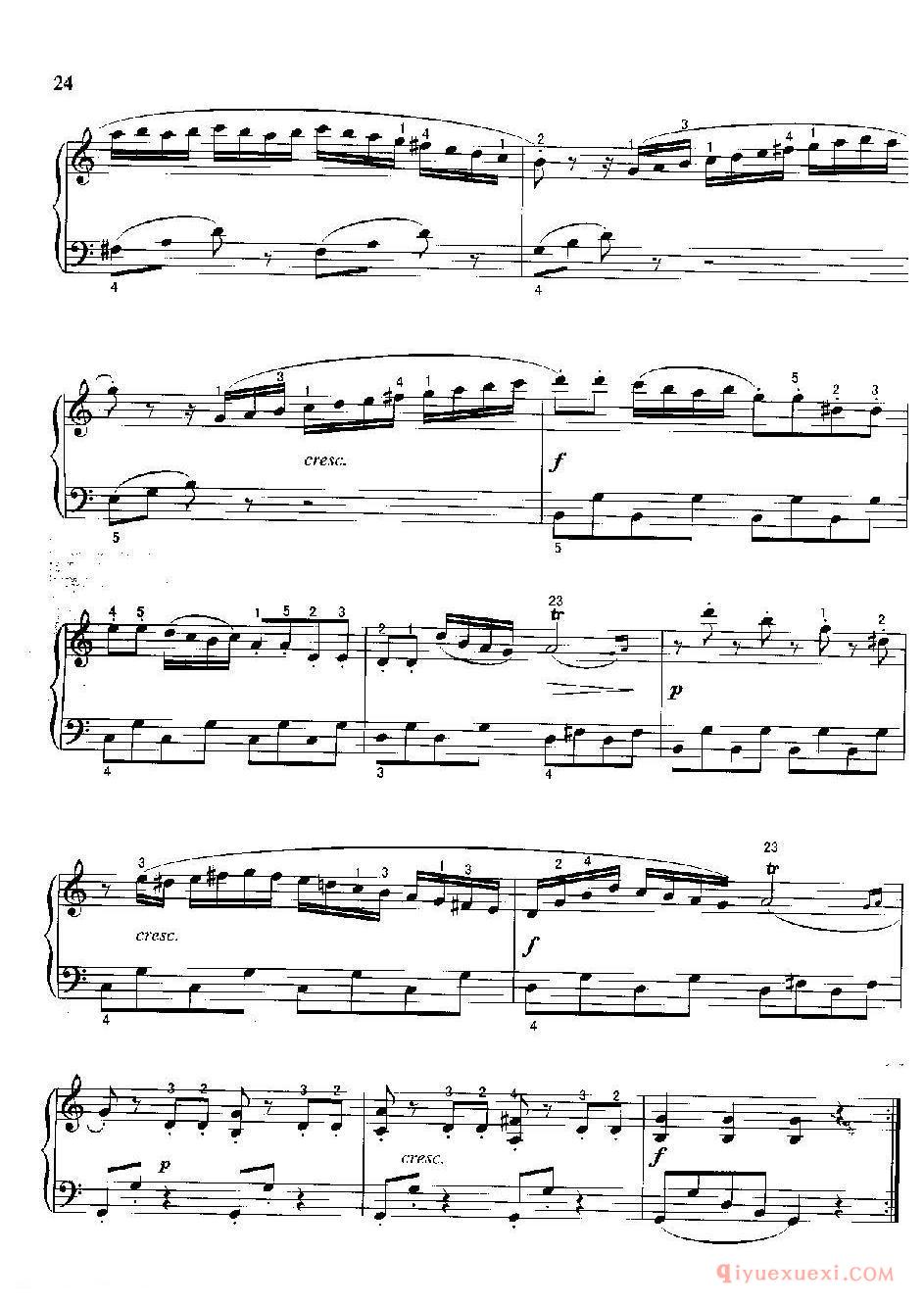 小奏鸣曲(Sanatine )Op.36-3克菜门蒂