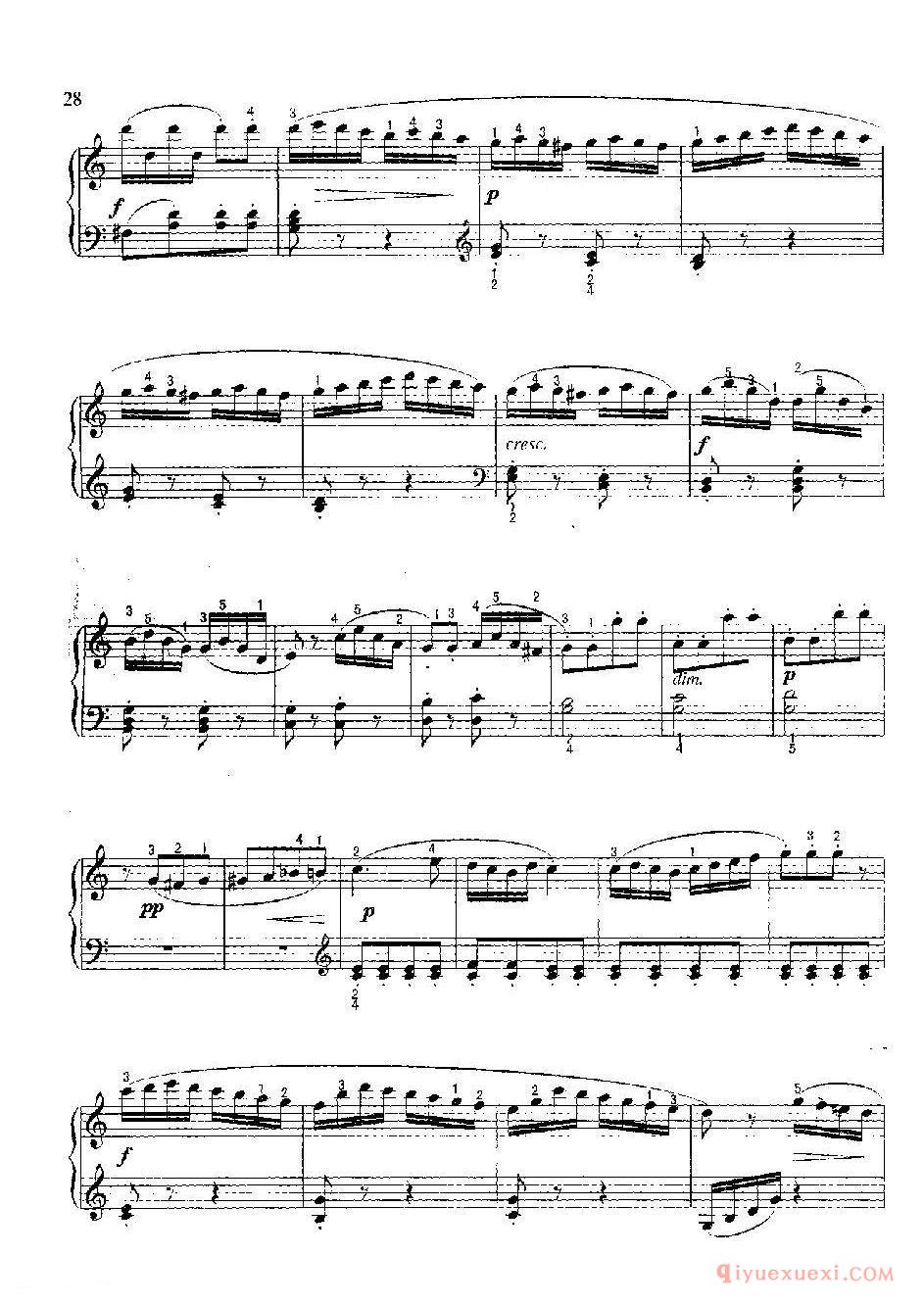 小奏鸣曲(Sanatine )Op.36-3克菜门蒂