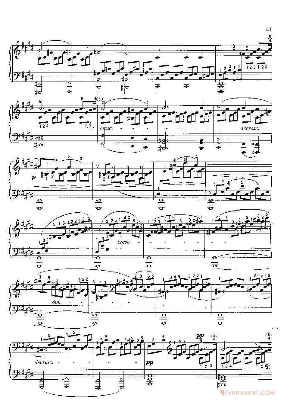 月光曲(Sonata in C Sharp min Nondschein)贝多芬