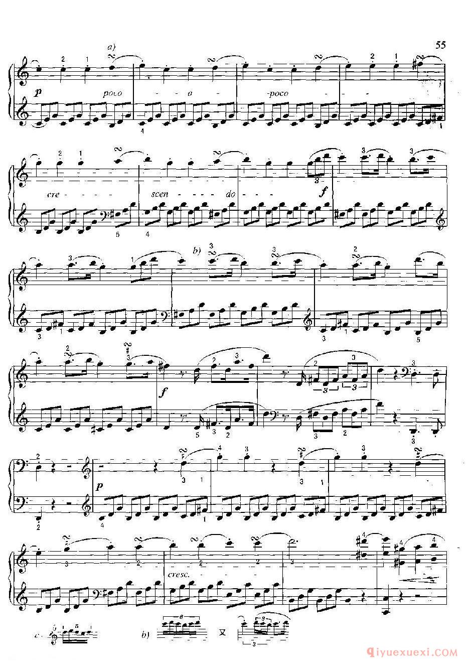 奏鸣曲（C大调)(Sonata in C）海顿