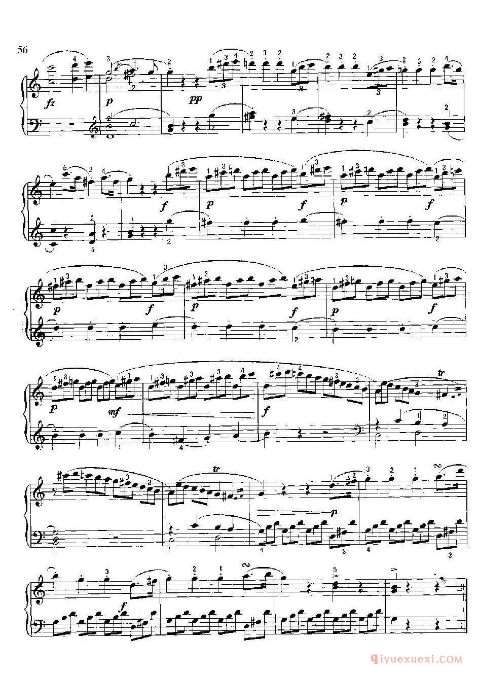 奏鸣曲（C大调)(Sonata in C）海顿