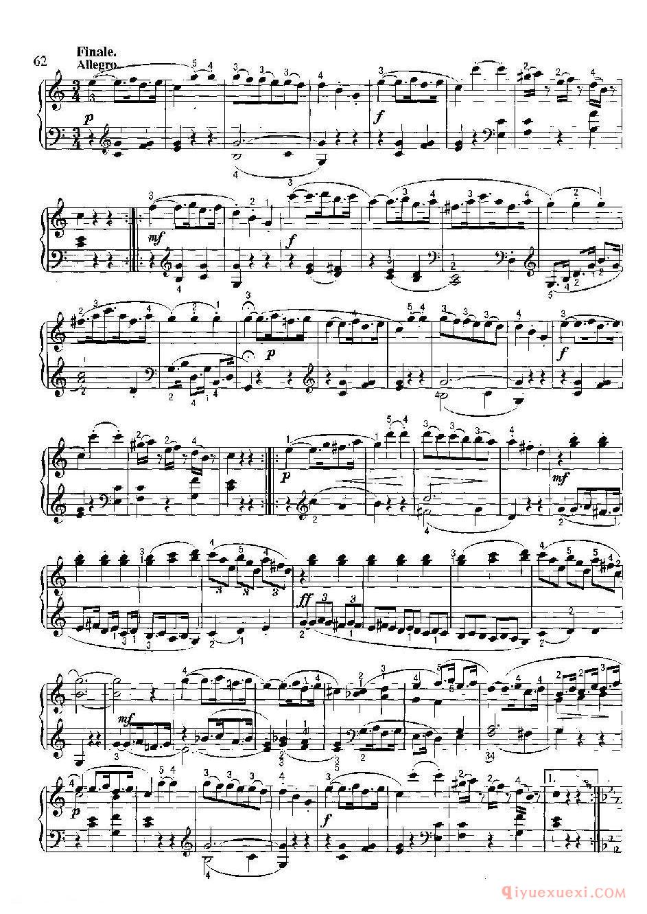 奏鸣曲(C大调)(Sonata in C)海顿