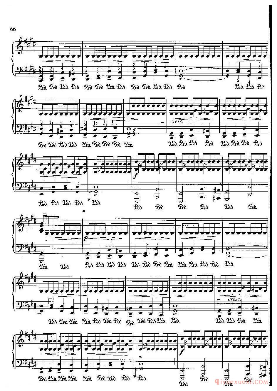 雨点前奏曲（降D大调)(Prelude in D flat“Raindrop”)肖邦