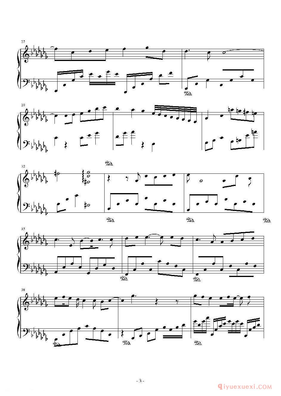 张杰歌曲钢琴谱《我们都一样》五线谱