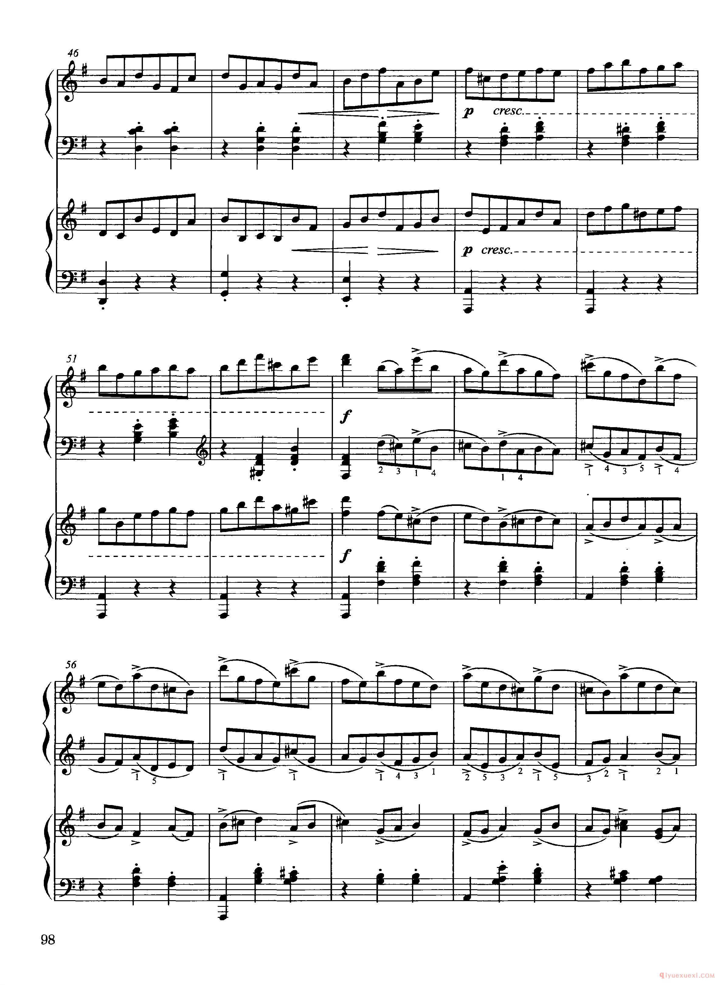 第二双钢琴组曲(Suite for Two Pianos, Op.17 No.2)赫玛尼诺夫