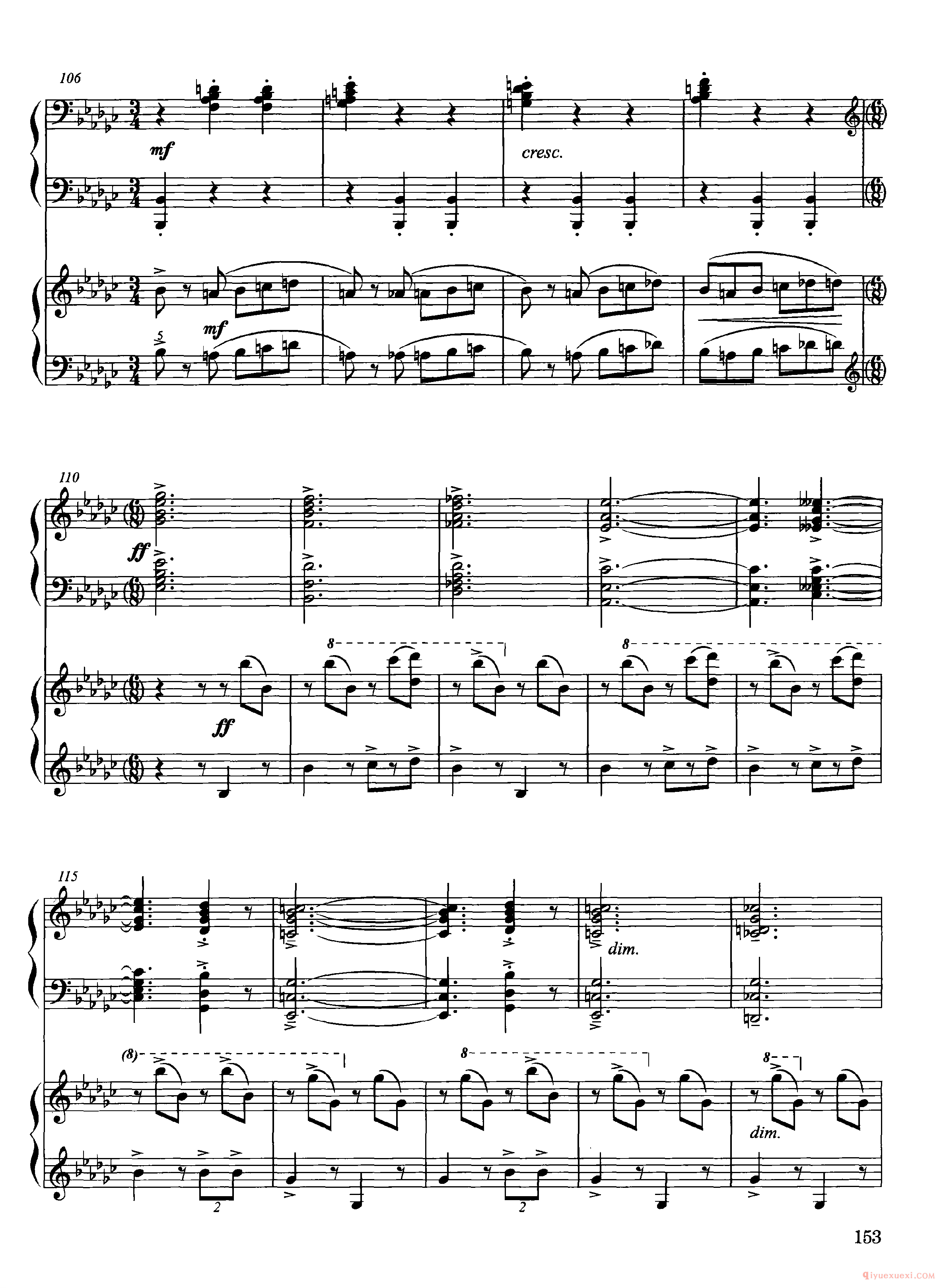 第二双钢琴组曲(Suite for Two Pianos, Op.17 No.2)赫玛尼诺夫