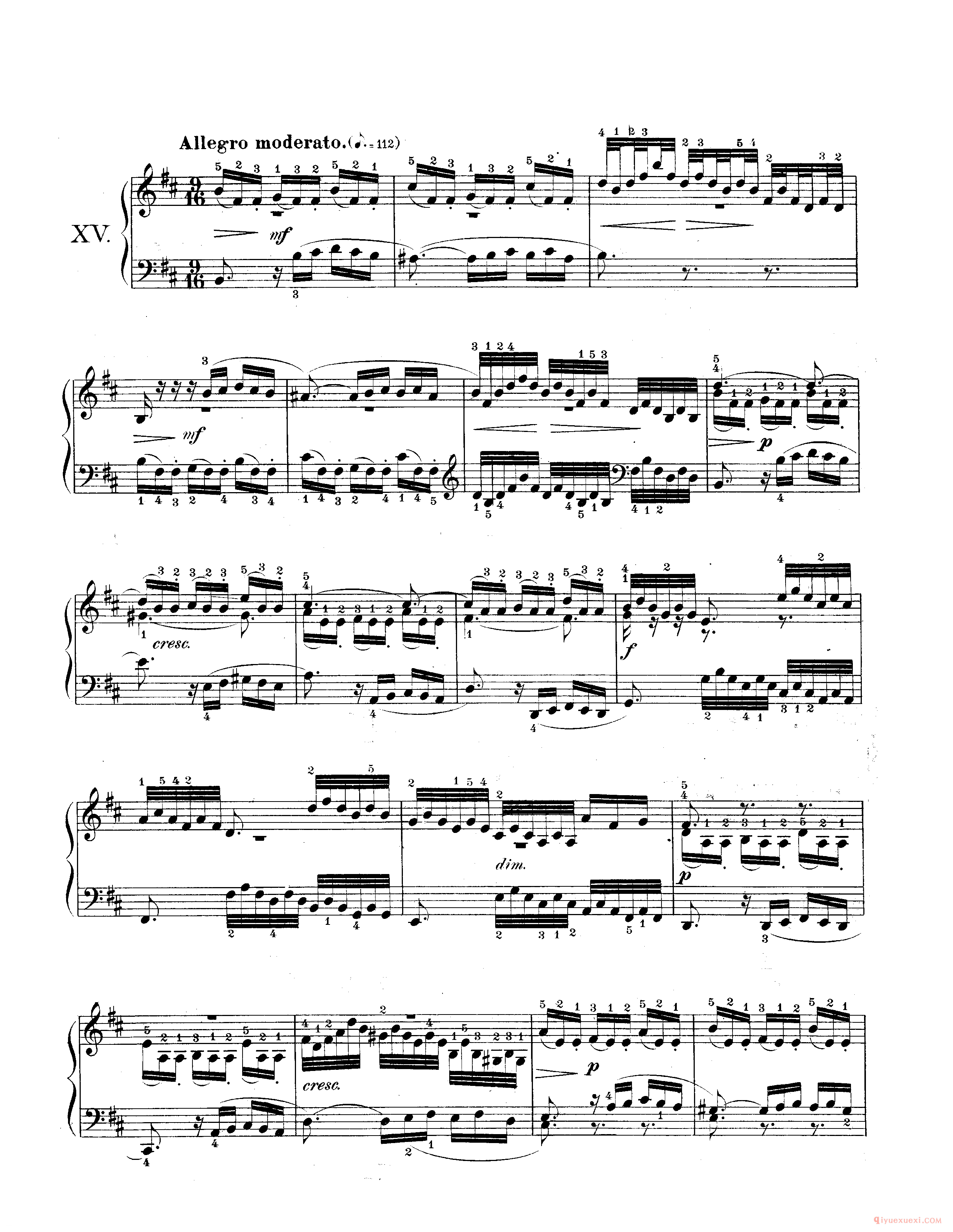 巴赫三部创意曲第15首《INVENTIONS NO.15》