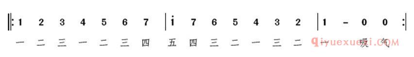 口风琴掰手指指法练习方法