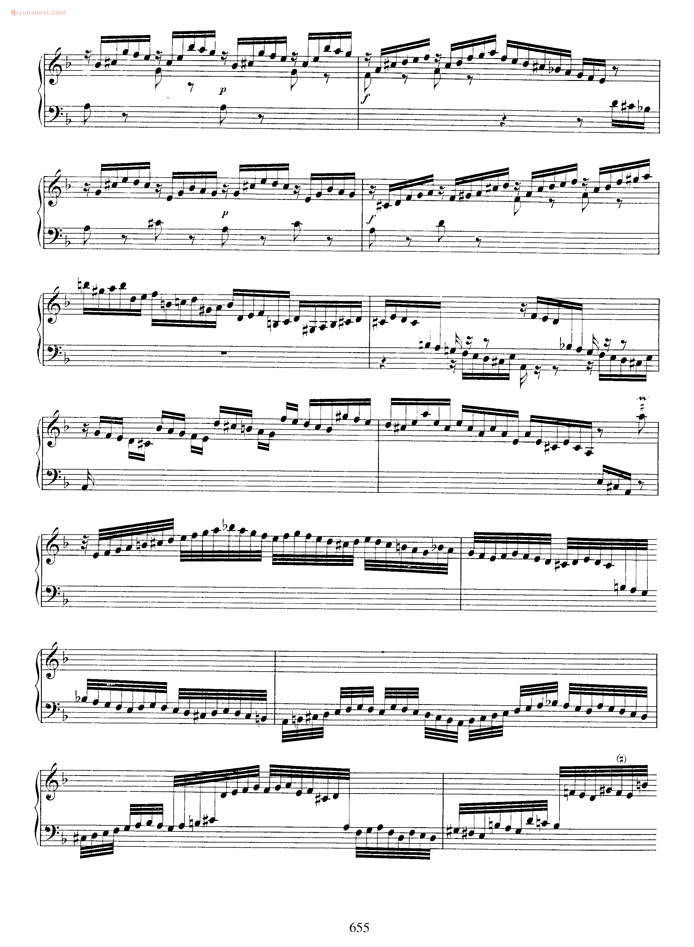 巴赫半音阶幻想曲与赋格D小调《Chromatische Fantasie und Fugue_in d Minor_BWV 903》