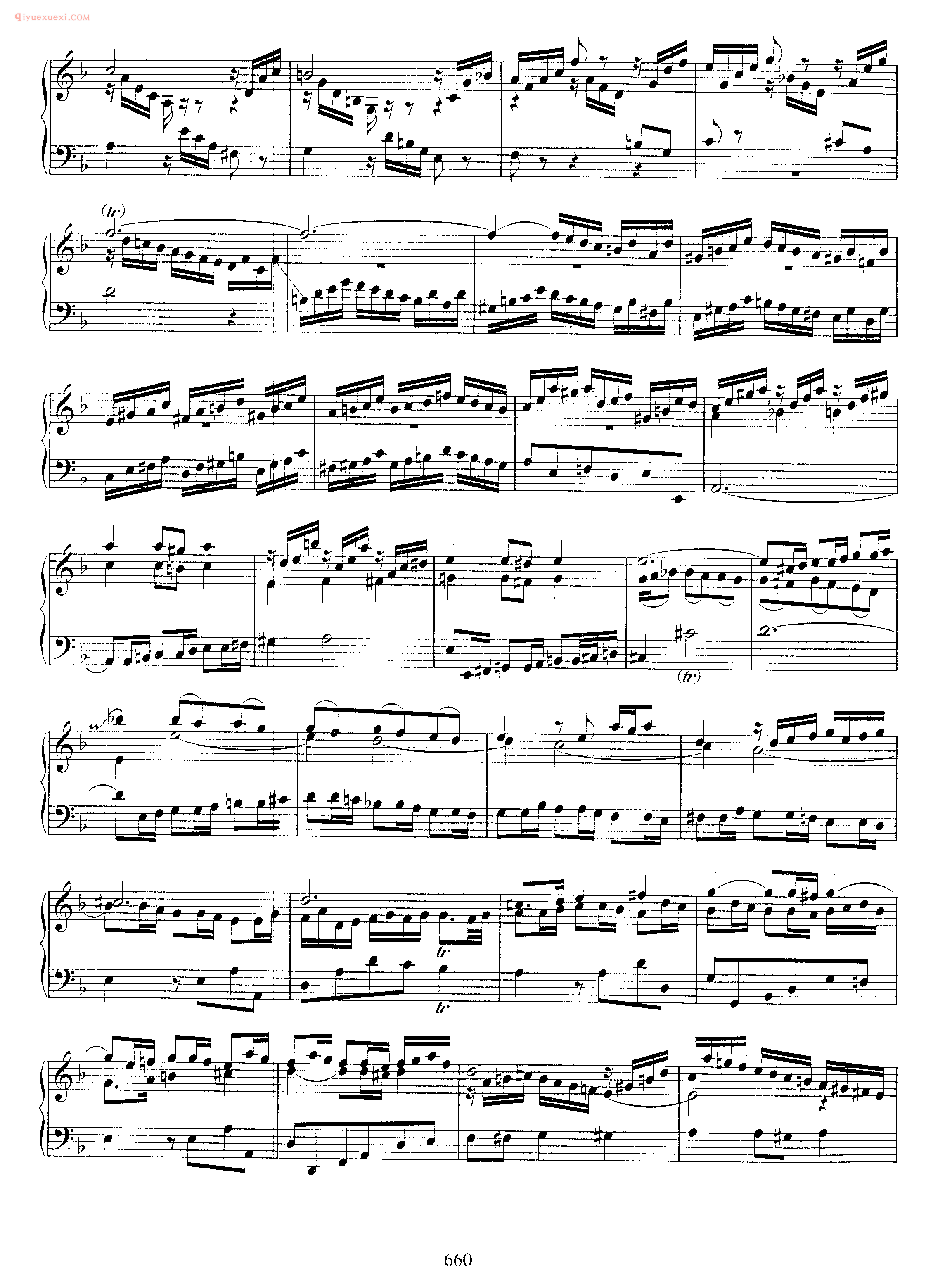巴赫半音阶幻想曲与赋格D小调《Chromatische Fantasie und Fugue_in d Minor_BWV 903》