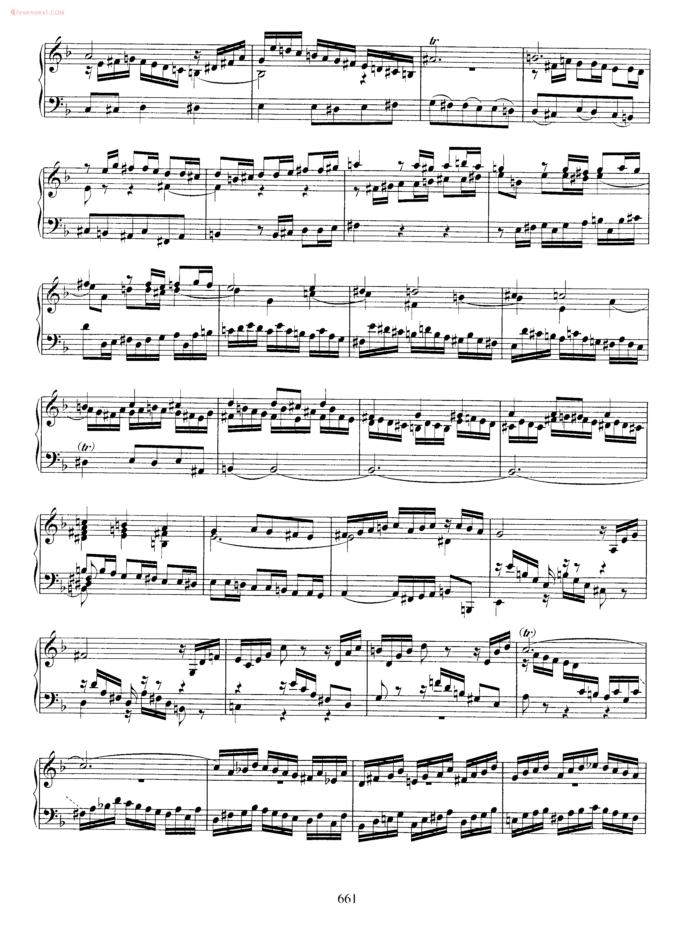 巴赫半音阶幻想曲与赋格D小调《Chromatische Fantasie und Fugue_in d Minor_BWV 903》