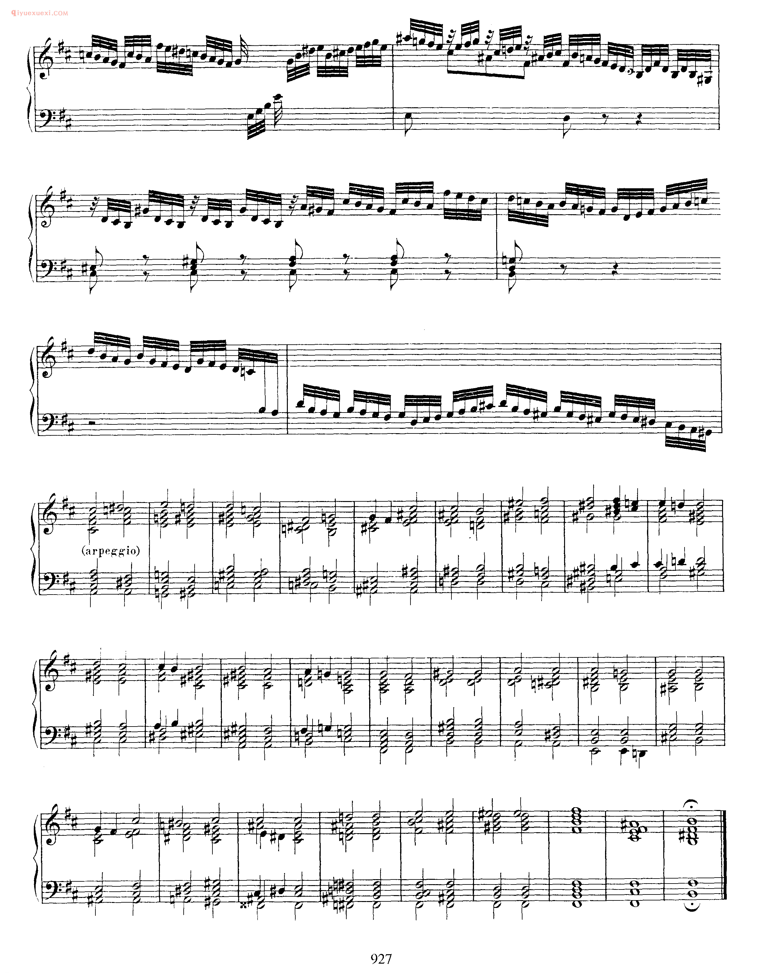 巴赫b小调前奏曲《Prelude in B Minor BWV 923》