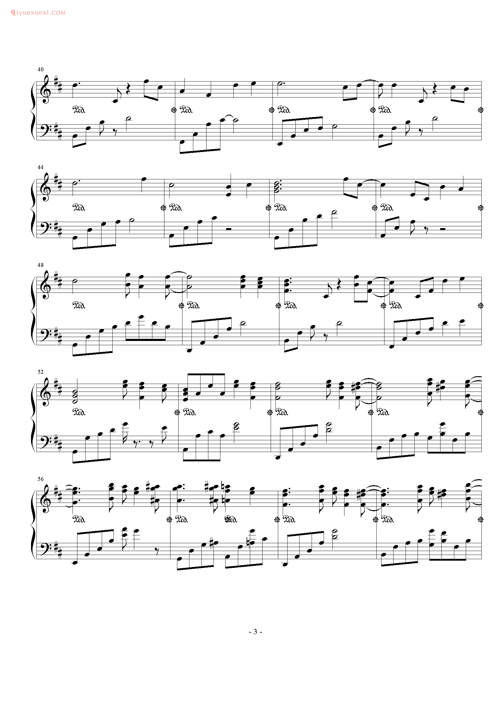 陈奕迅歌曲《枪林恋曲》钢琴谱五线谱