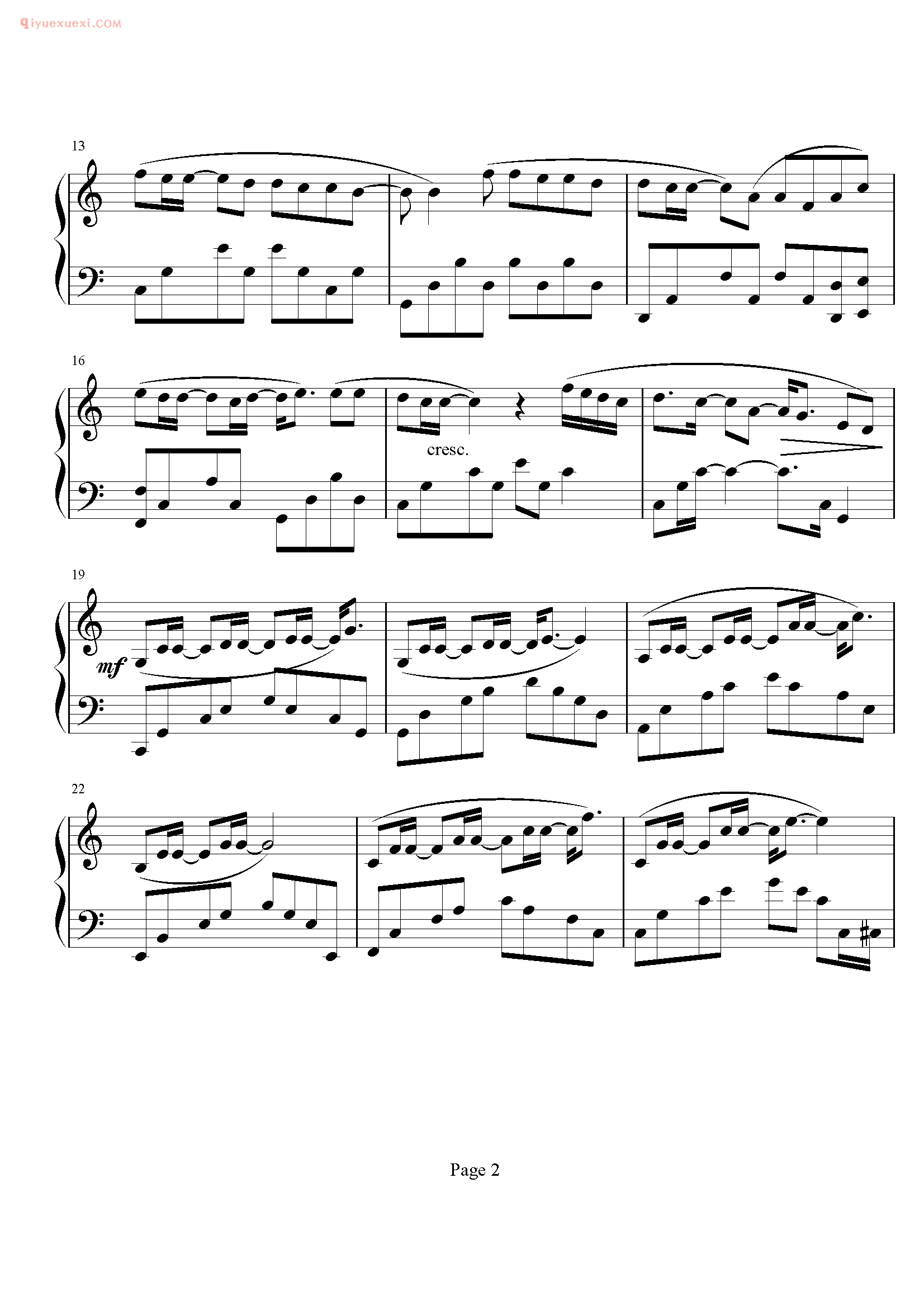 陈奕迅歌曲《十面埋伏》钢琴谱五线谱