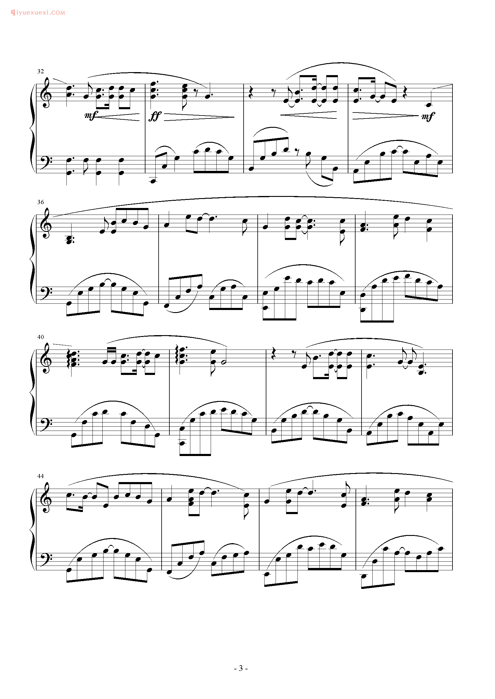 张学友歌曲《心如刀割》钢琴谱五线谱