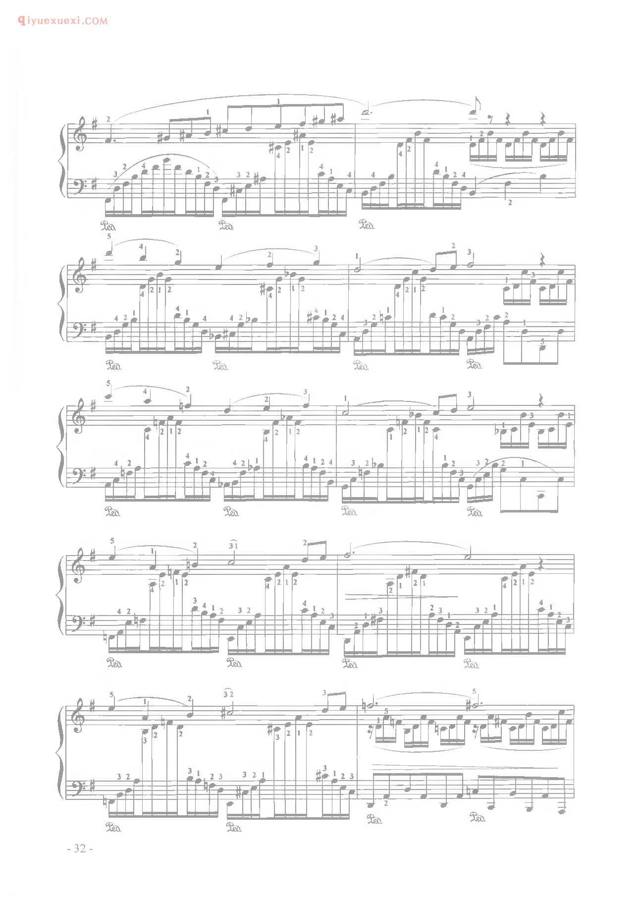 天鹅_圣·桑_外国钢琴不朽名作