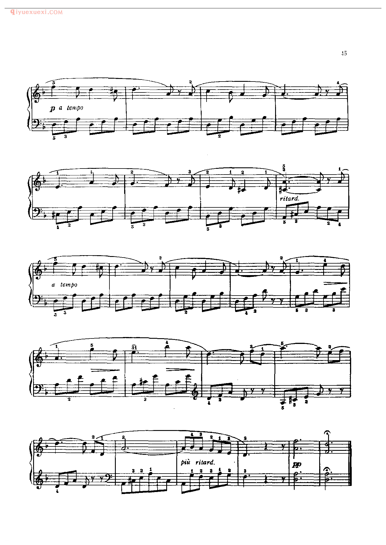 钢琴曲精选：勿忘我(Forget-Me-Not)里赫纳