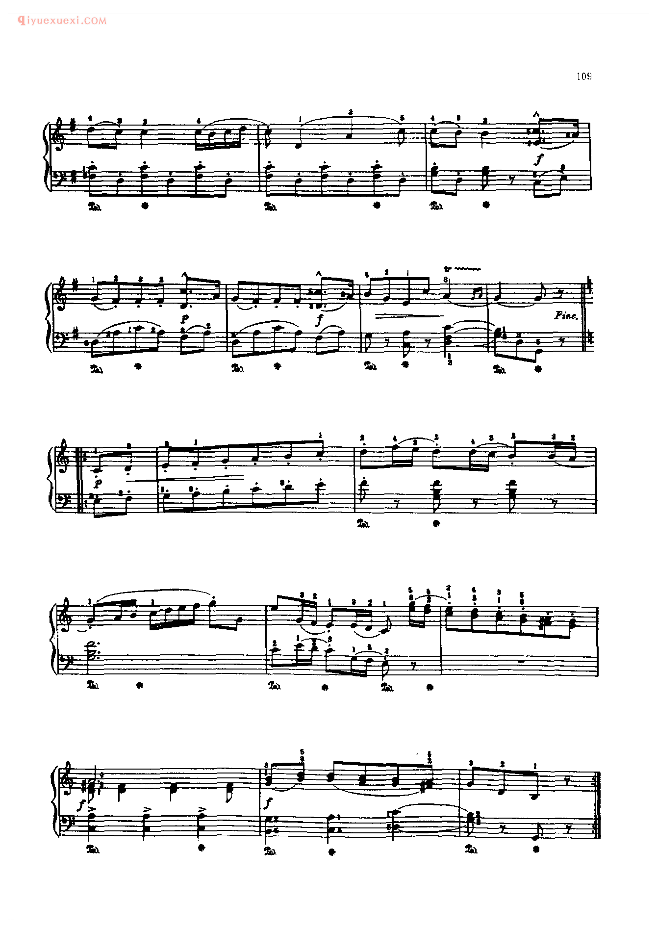 钢琴曲精选:小步舞曲(Minuet)博凯里尼