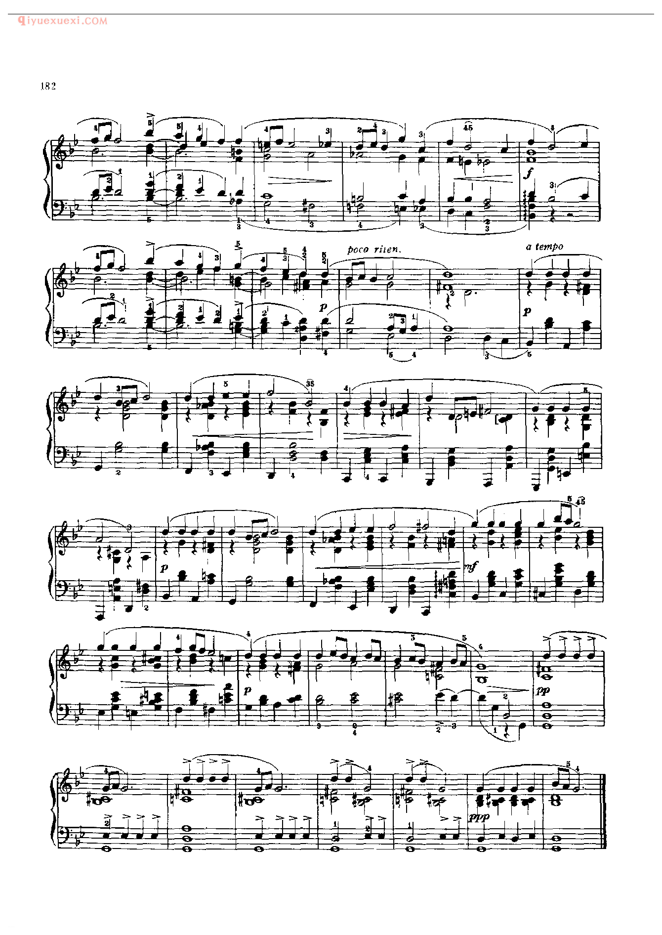 钢琴曲精选：悲歌(Chanson Triste)柴科夫斯基