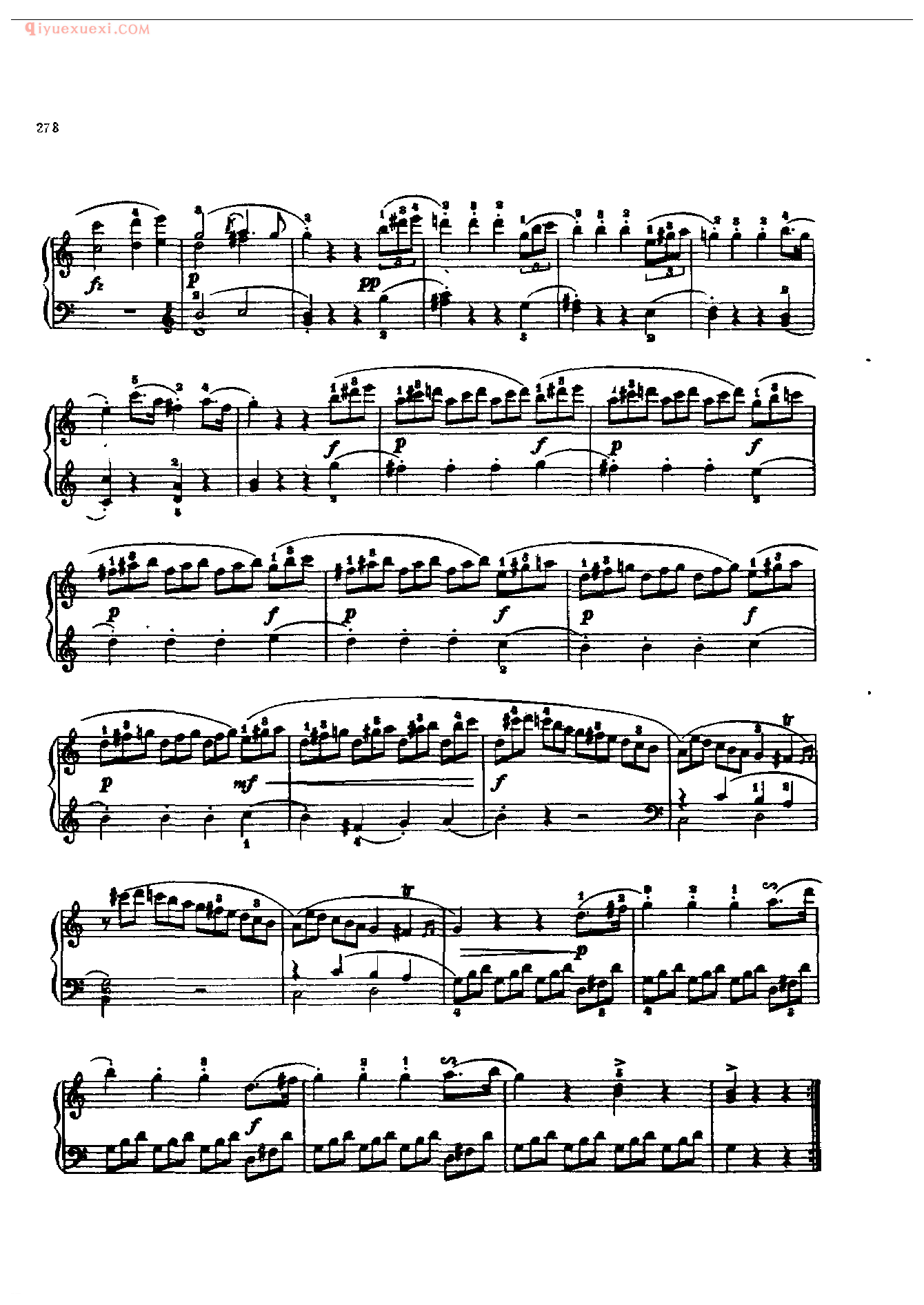 钢琴曲精选:奏鸣曲(C大调)(Sonata in C) 海顿