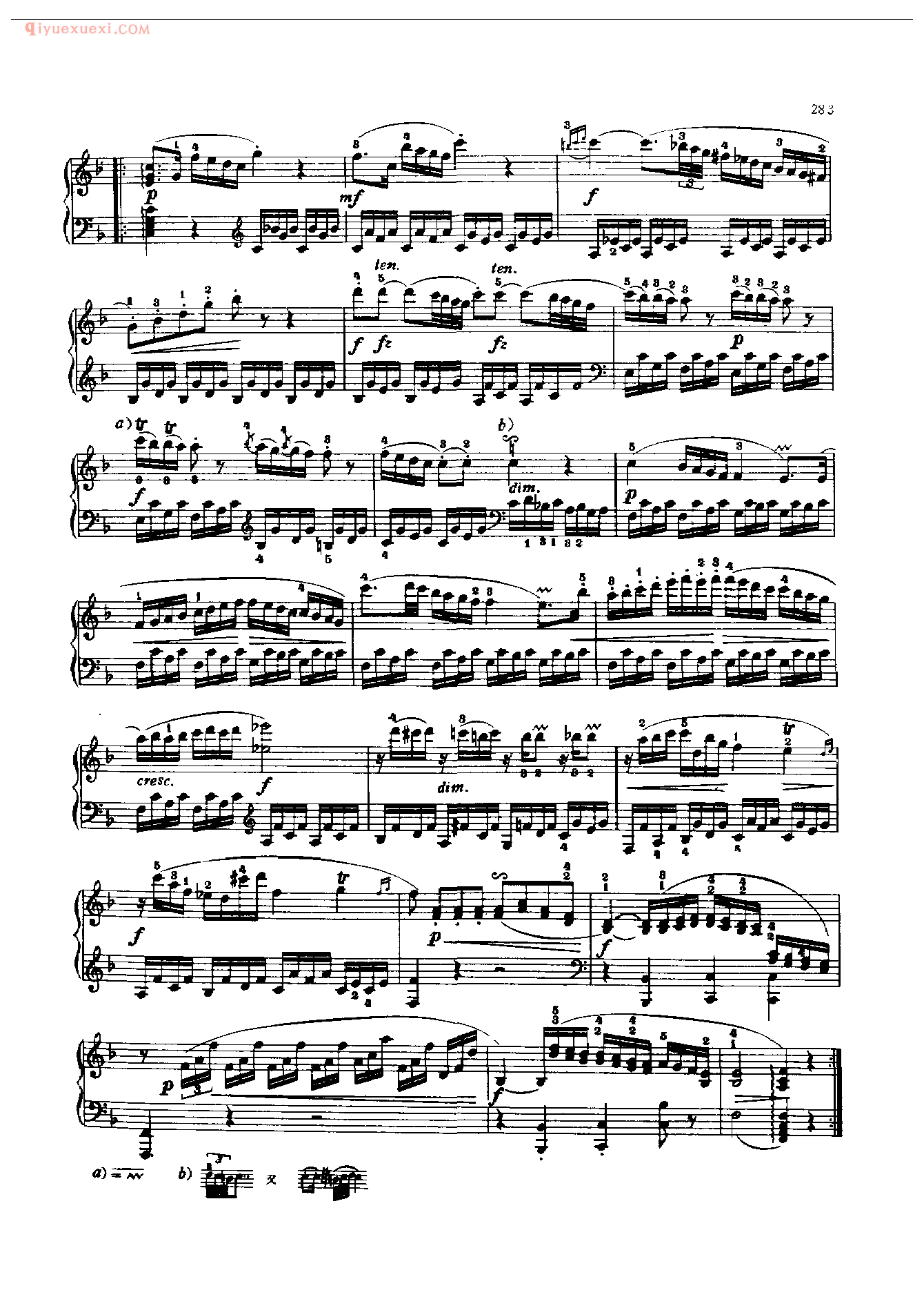 钢琴曲精选:奏鸣曲(C大调)(Sonata in C) 海顿