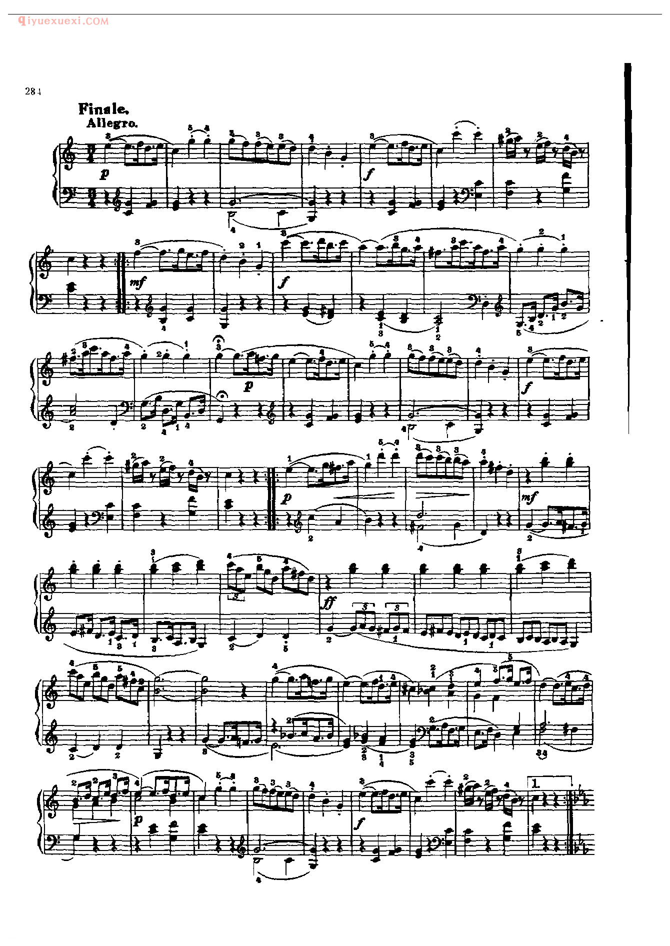 钢琴曲精选:奏鸣曲(C大调)(Sonata in C) 海顿