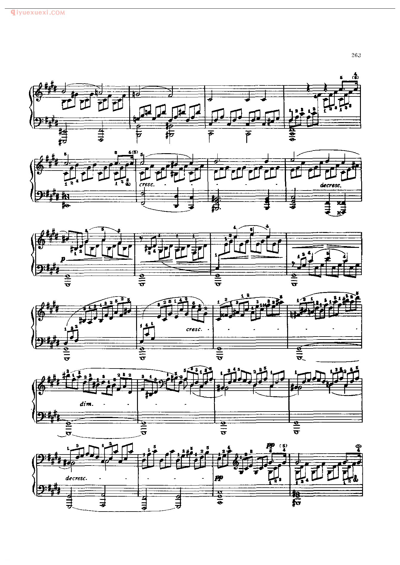 钢琴曲精选：月光曲(Sonata in C Sharp min Mondschein) 贝多芬