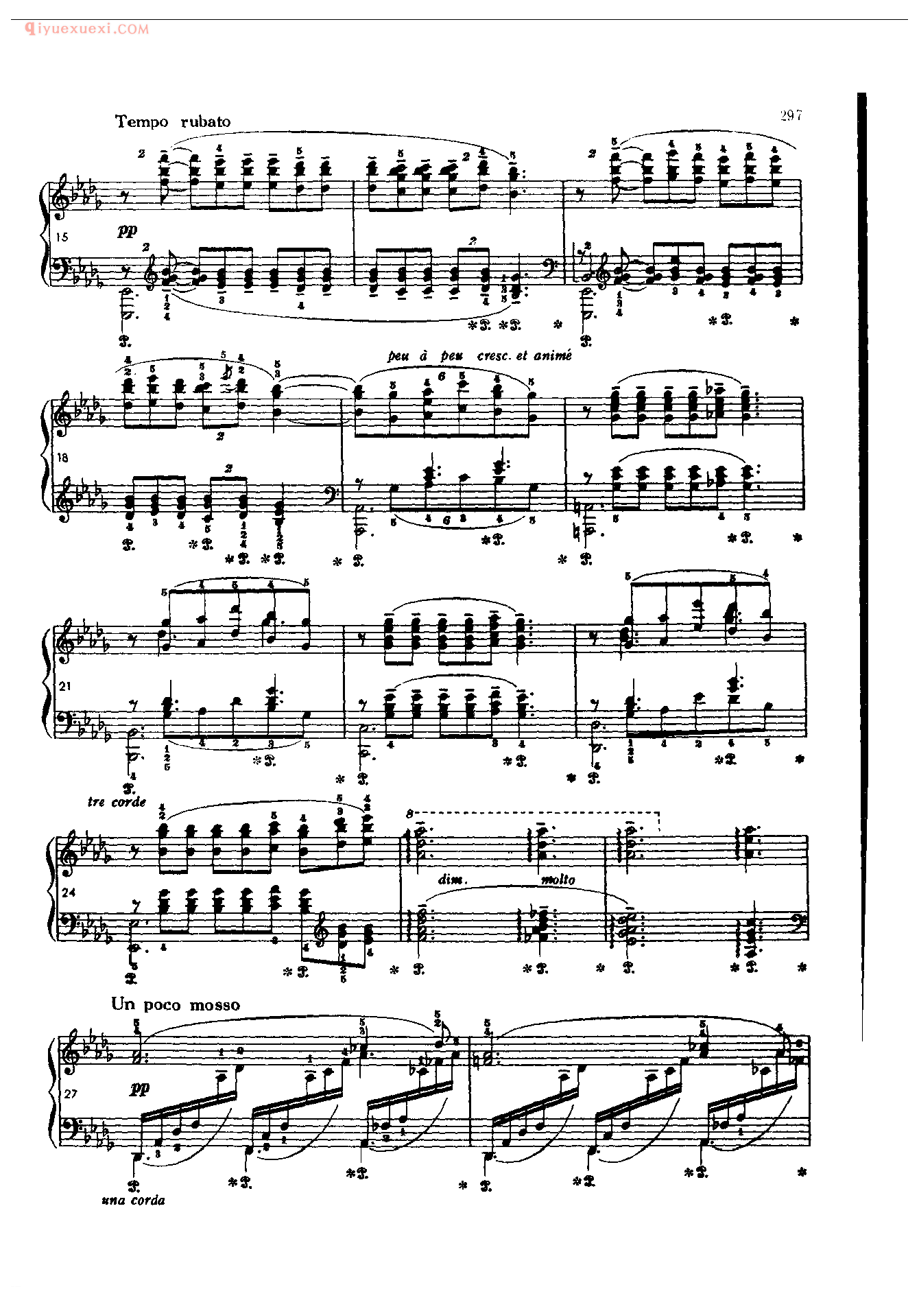 钢琴曲精选:月光(Clair de Lune Suite Bergamasque)德彪西