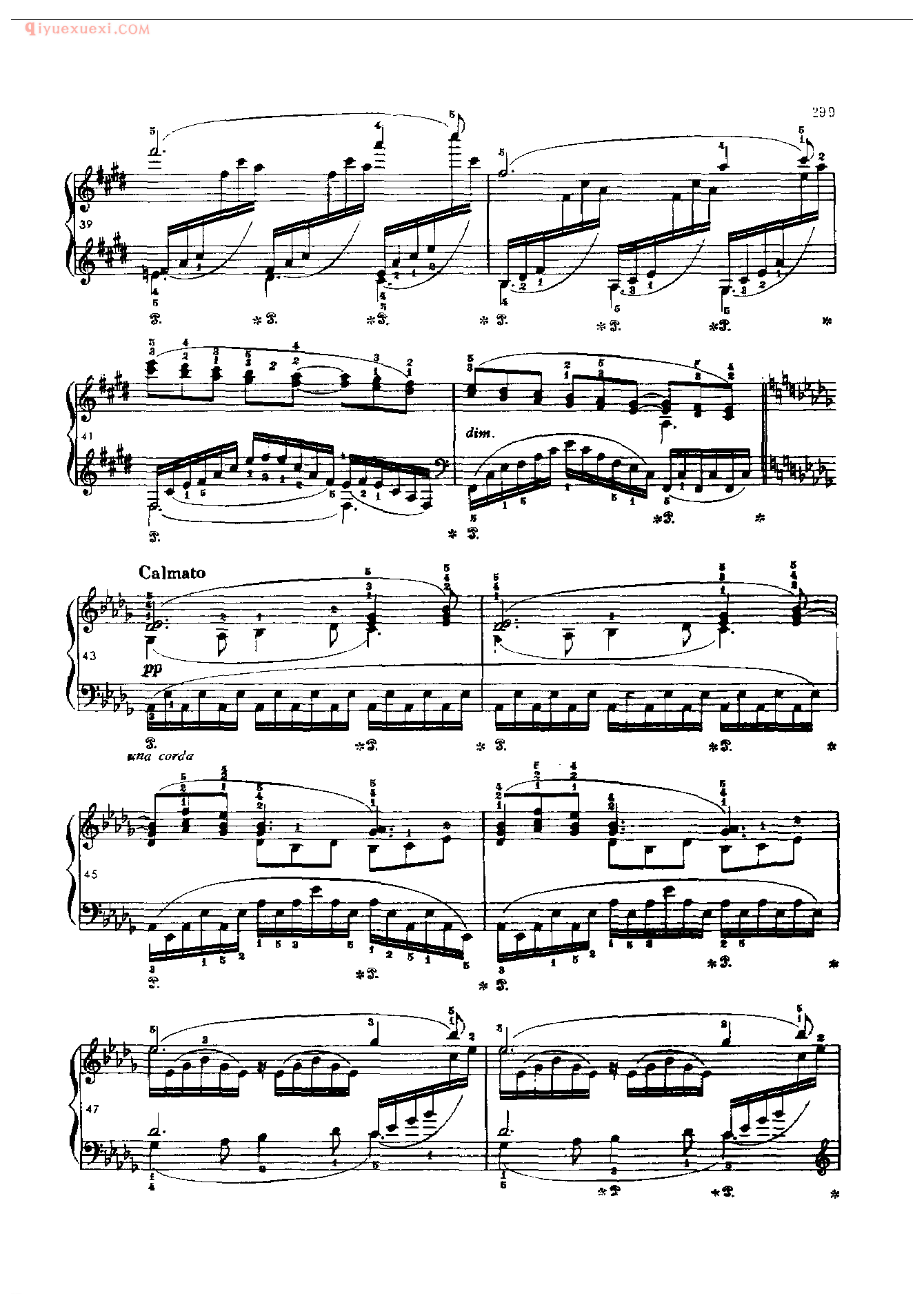 钢琴曲精选:月光(Clair de Lune Suite Bergamasque)德彪西