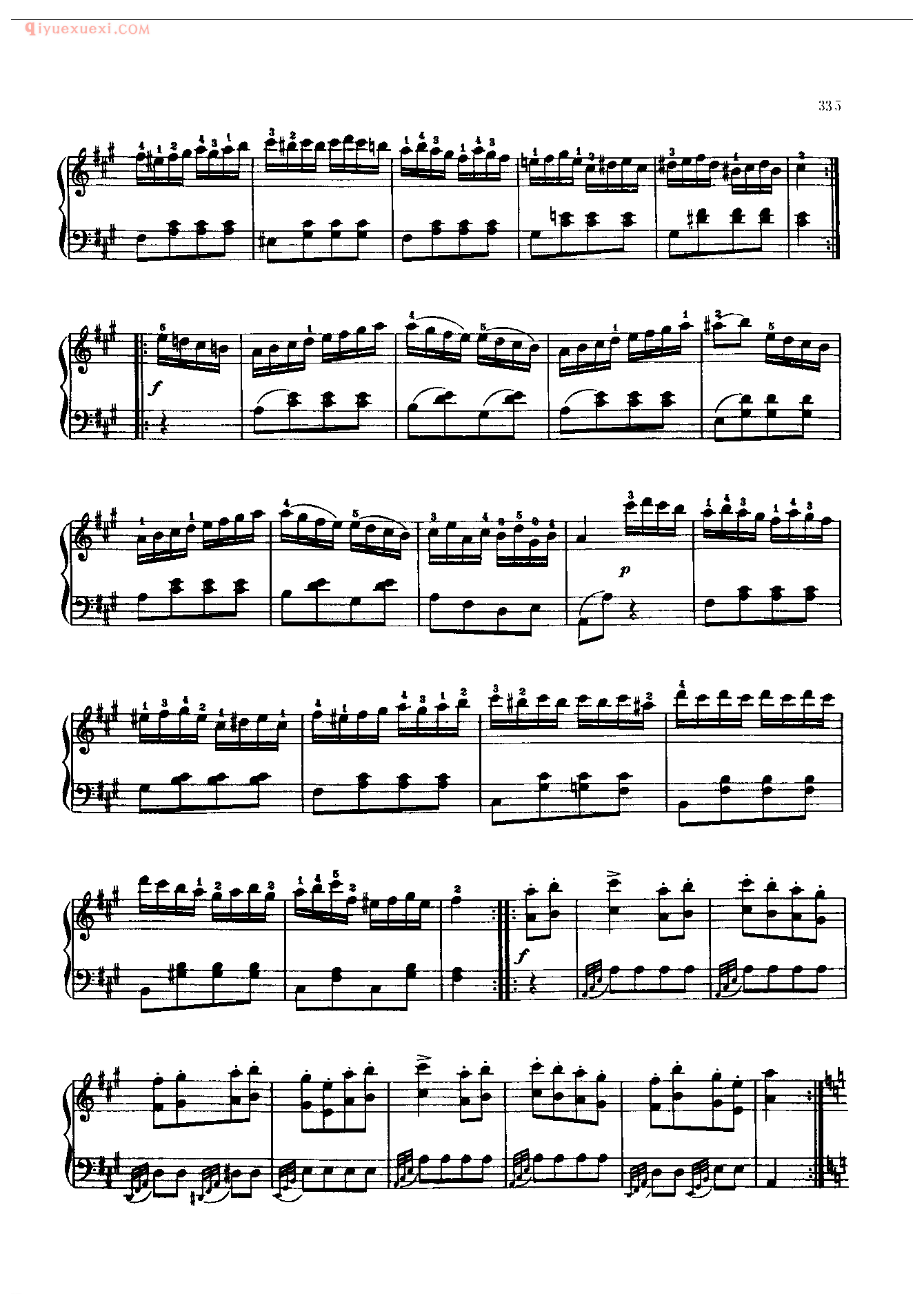 钢琴曲精选：土耳其进行曲(Turkischer Marsch)莫扎特