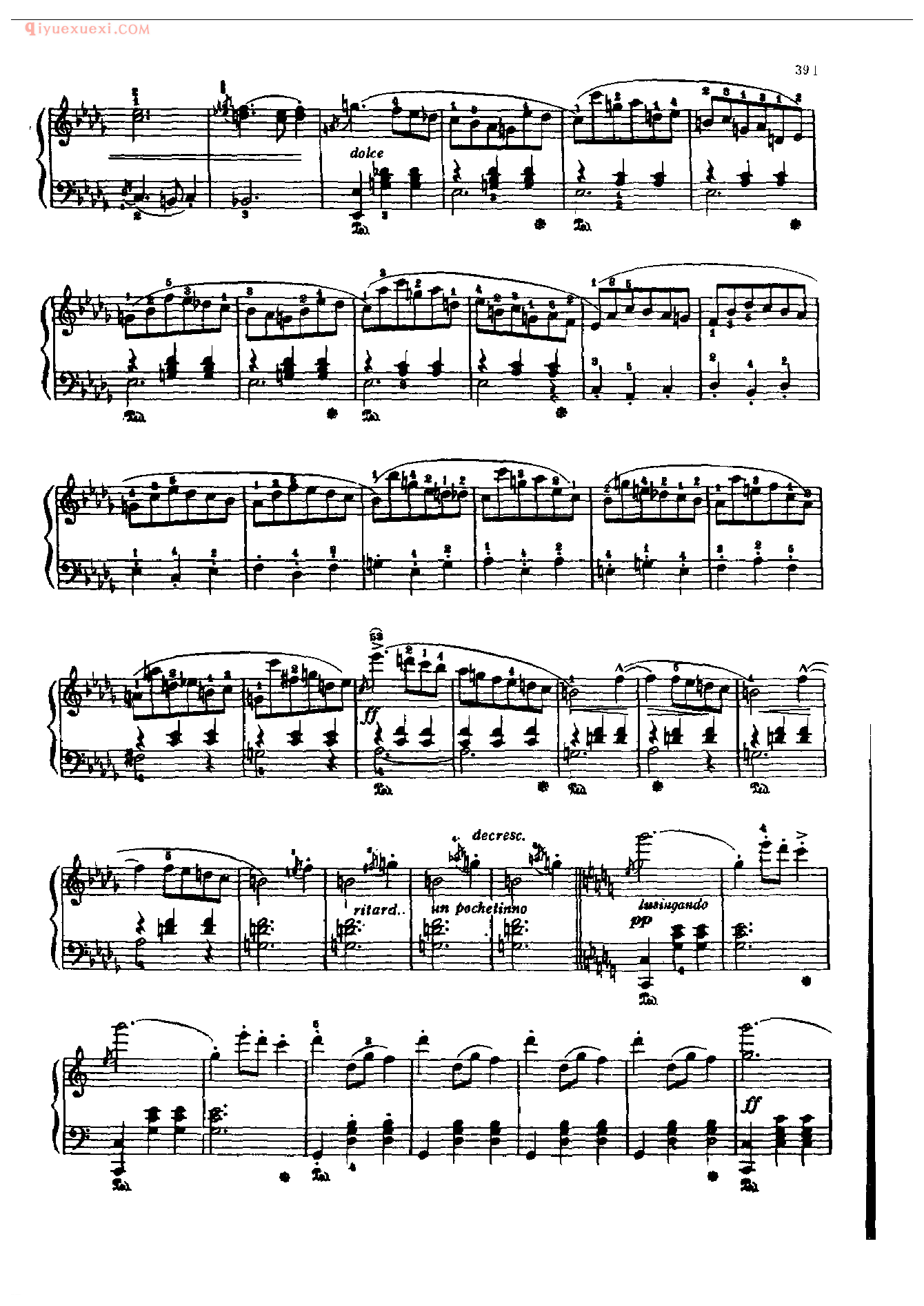 钢琴曲精选：邀舞(Aufforderung zum Tanz) 韦伯