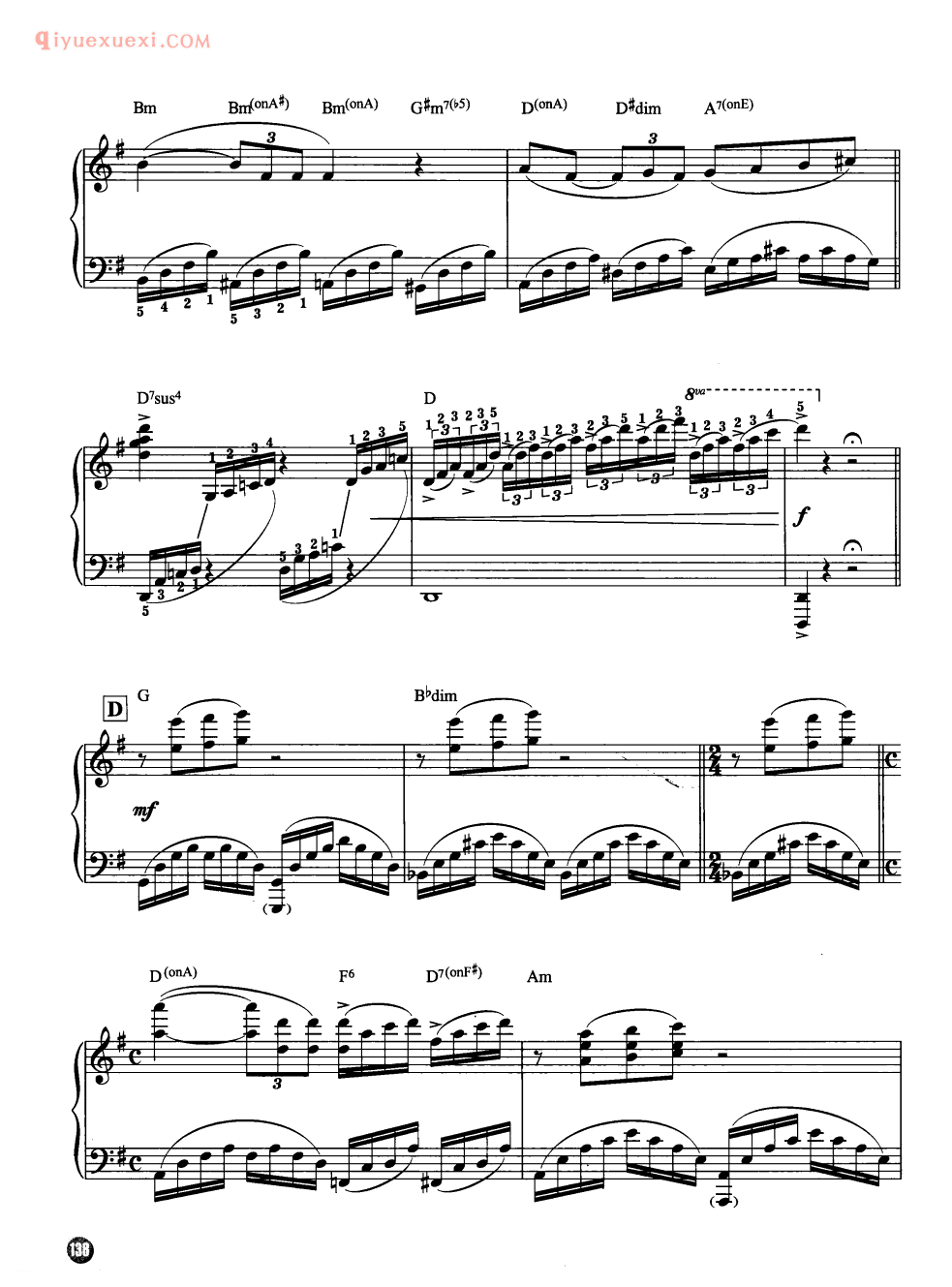理查德克莱德曼名曲_拥抱_钢琴乐谱